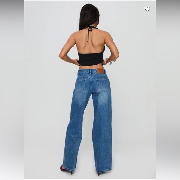 PRINCESS POLLY flared medium wash jeans - Picture 2 of 8